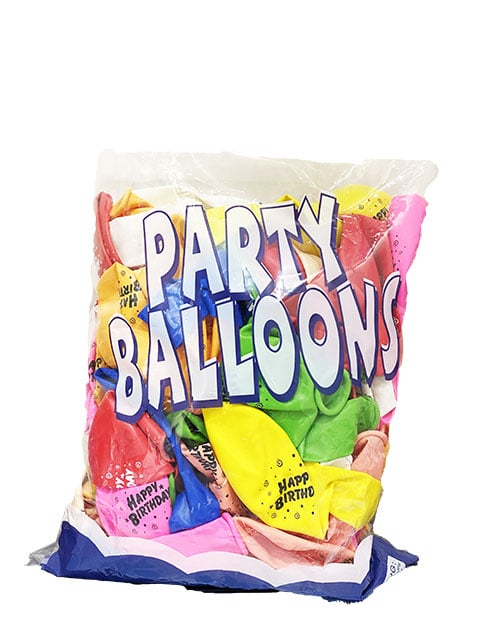 balloon 3 birthday value pack 1 12" Standard Birthday Balloons Value Pack