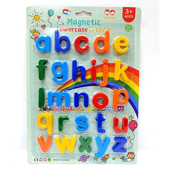 MAGNET HN6002 3.8 1 Colorful 3D Magnetic Small Letters Alphabets Education Toy