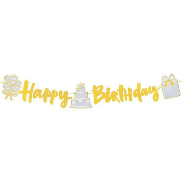 59f522efa4902daa308a4ee6ceb6a2f6 Happy Birthday Banner With Glitter and Cursive Words