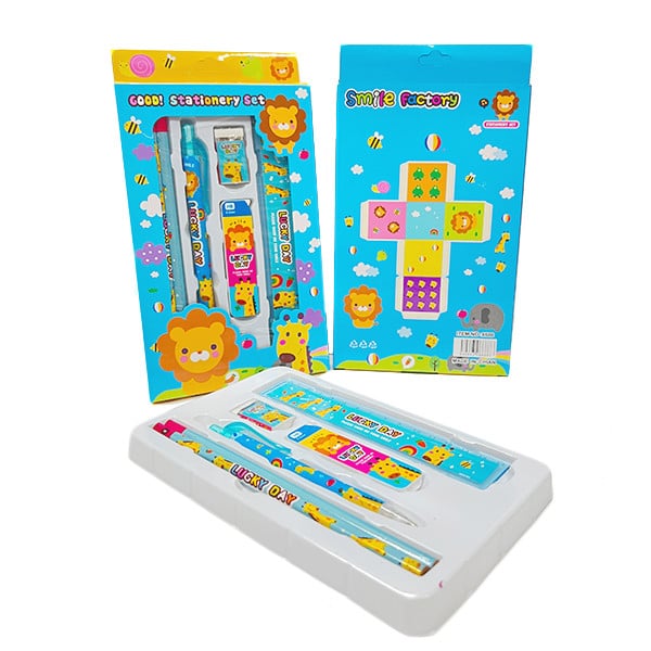 f633c6c2c62463f902a52da680a2a964 6Pcs Children Stationery Sets Children day Gift Party Favor Gift