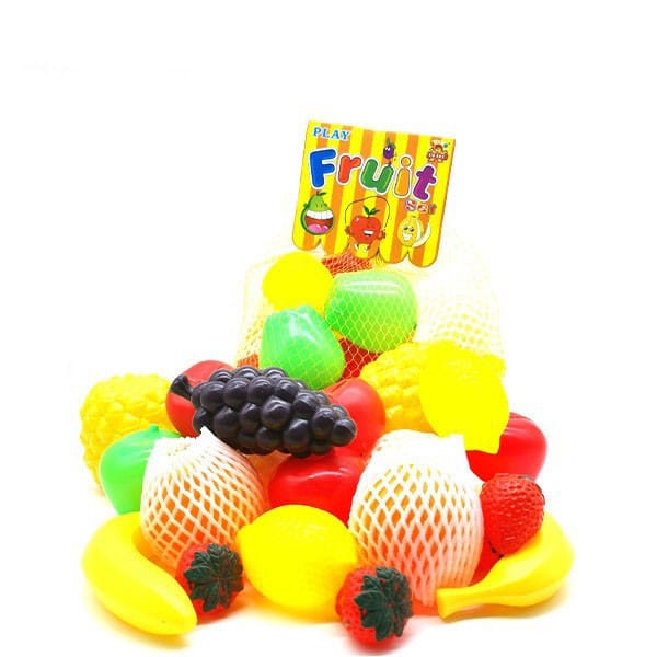 7b5b3725c11c9e43be155753bc7d9cc1 Realistic Assorted Toy Fruit 20Pcs/Pack