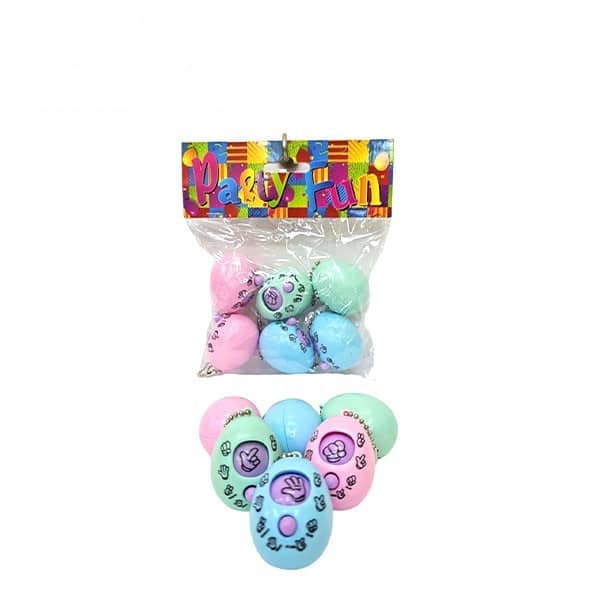 0b9aa5af218fbf92b6cbc02ed3654c01 Party Favor Baby Shower Mini Toy Egg Rock Paper Scissors Guessing Toy Game Keychain