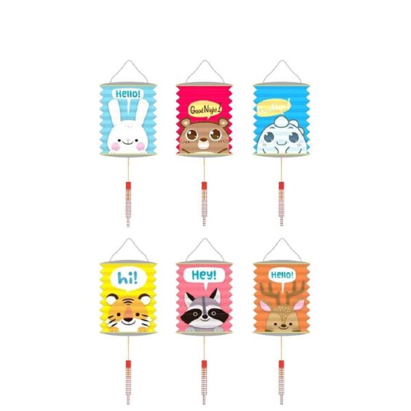 kids paper lantern adorable animal design – Mid-Autumn Festival decorations"