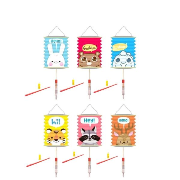 adorable animal kids paper led lanterns for kids – Mid-Autumn Festival decorations"